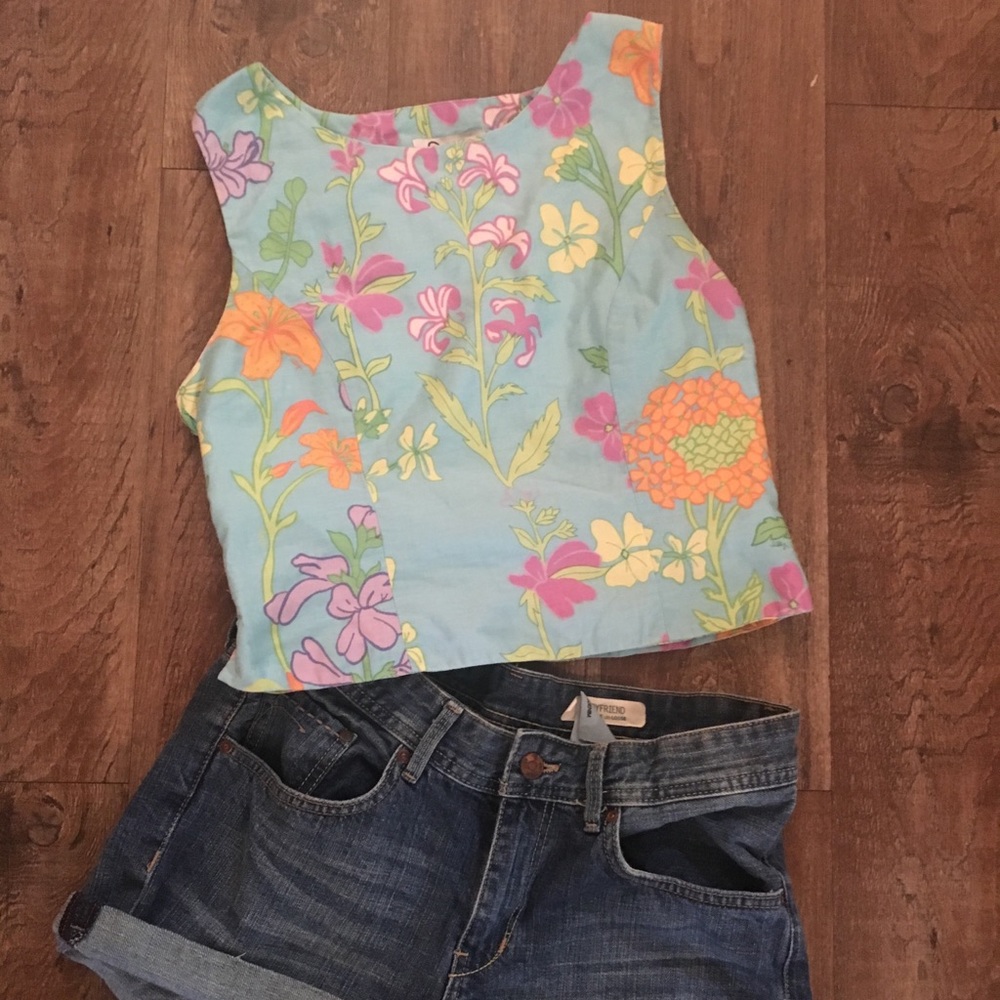 Lilly Pulitzer White Label Crop Top RELISTED
